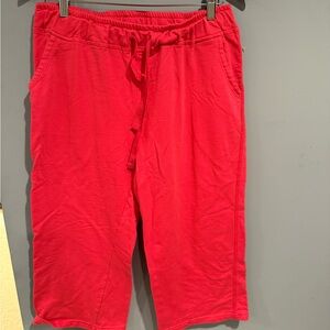 Women’s Sexy Comfy Red Capris